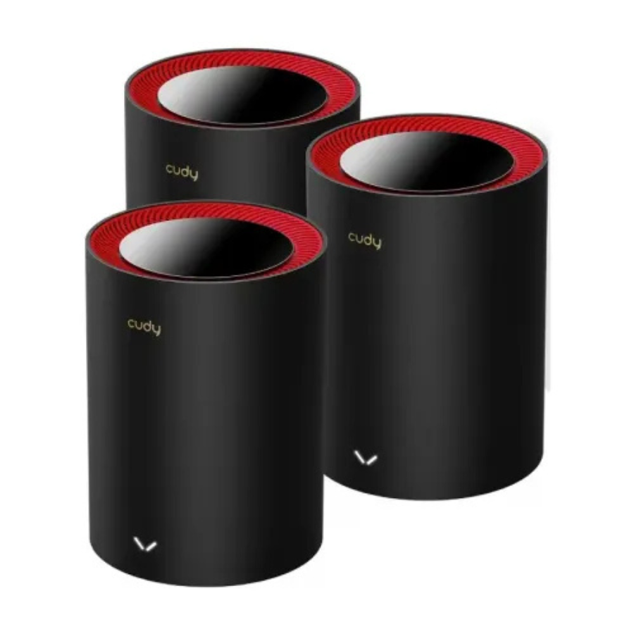 CUDY M3000 (3-PACK) AX3000 GIGABIT WHOLE HOME MESH WIFI6 SYSTEM ROUTER